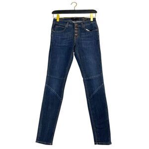 Object Skinny Jeans Button Fly Women Blue Jeans & Pants